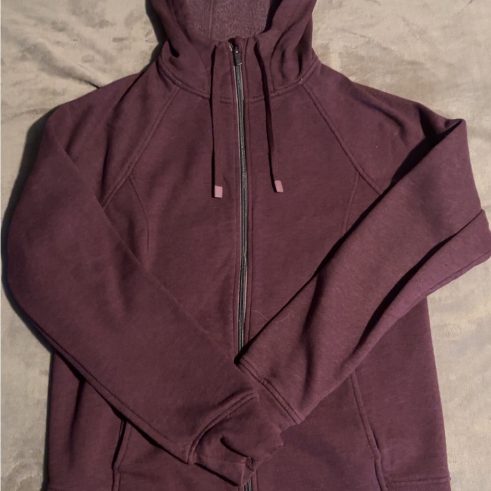 All in Motion Maroon Zip Up Hoodie